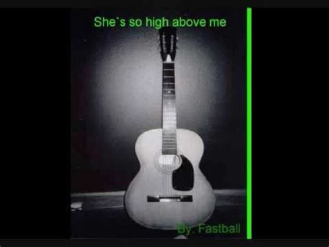 she so high above me lyrics